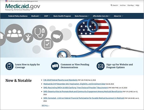 Redesigning the Medicaid.gov Design System